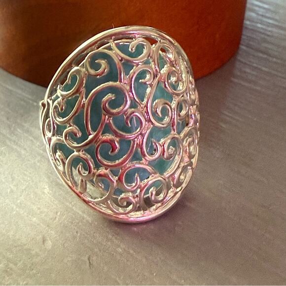 925 Sterling Silver Ring Size 6 - Picture 5 of 15